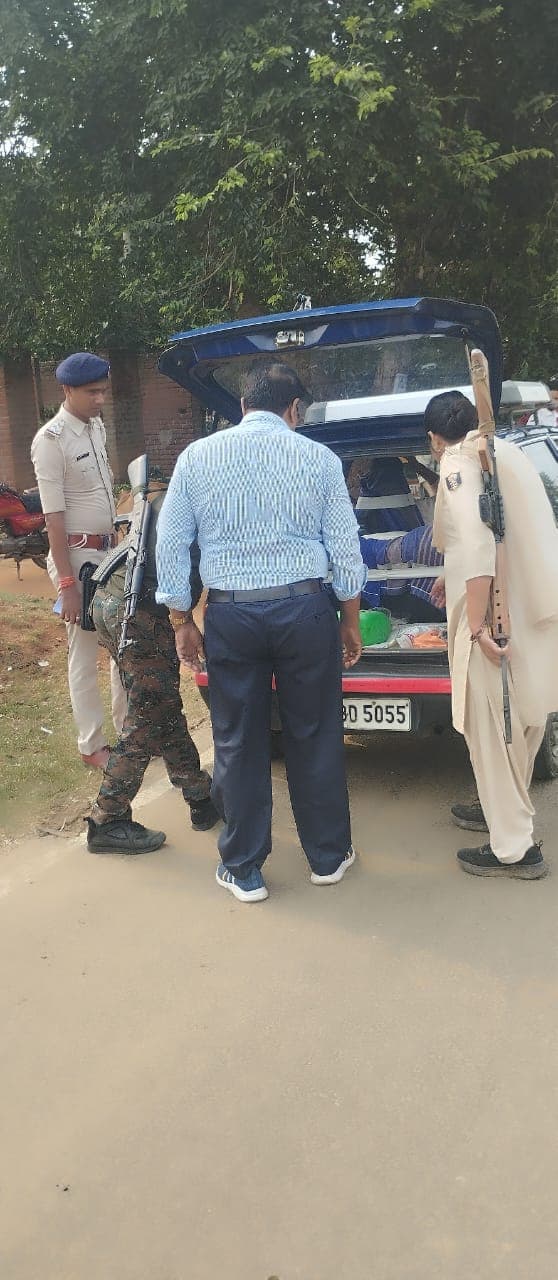 जयपुर पुलिस ने झारखंड बॉर्डर पर चलाया वाहन जांच अभियान