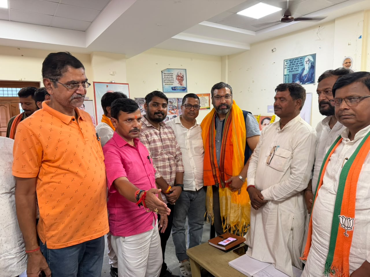 नवगछिया में भाजपा का संगठनात्मक मंथन, बूथ सशक्तिकरण और जनसंपर्क अभियान पर फोकस