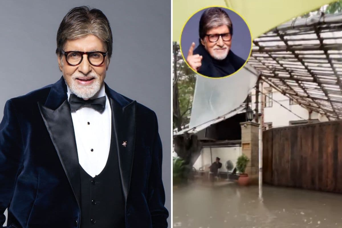 मुंबई की बारिश से अमिताभ बच्चन का घर ‘जलसा’ भी नहीं बचा, बाहर दिखा पानी ही पानी, वीडियो पर आने लगे कमेंट