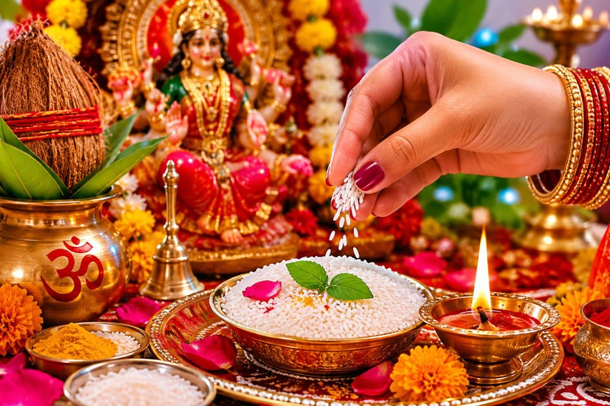 पूजा में भगवान को अक्षत क्यों चढ़ाए जाते हैं? जानें धार्मिक महत्व और मान्यताएं