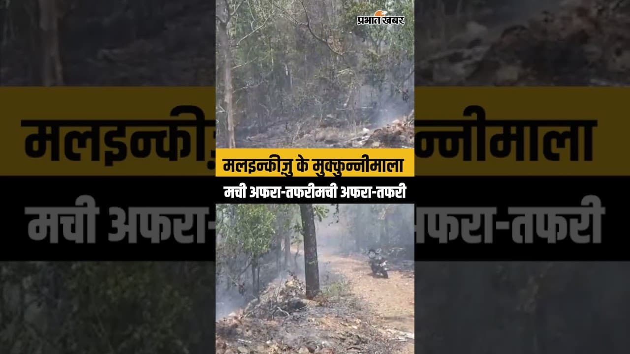 Thiruvananthapuram (Kerala): मलइन्कीज़ु के मुक्कुन्नीमाला में भीषण आग, राहत-बचाव में बड़ी चुनौती