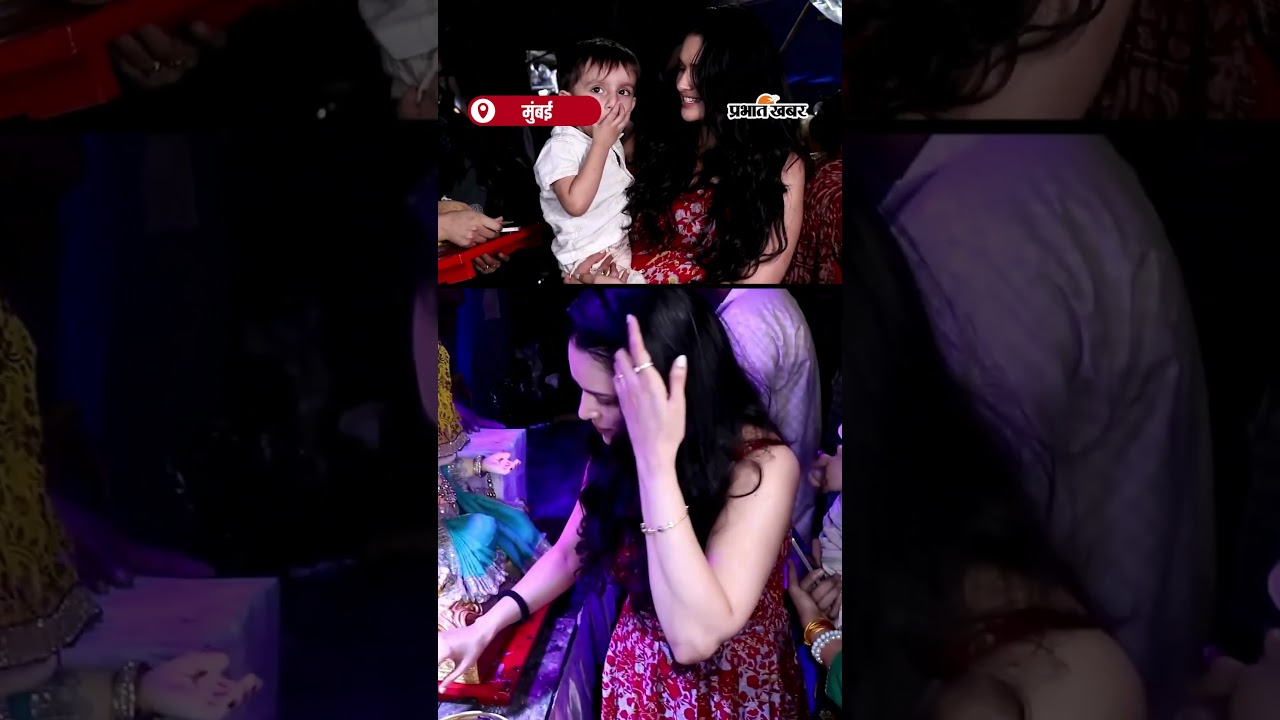 Bappa के Welcome में बेटे के संग पहुंचीं Yuvika Chaudhary | Shorts | Ganpati Bappa Morya