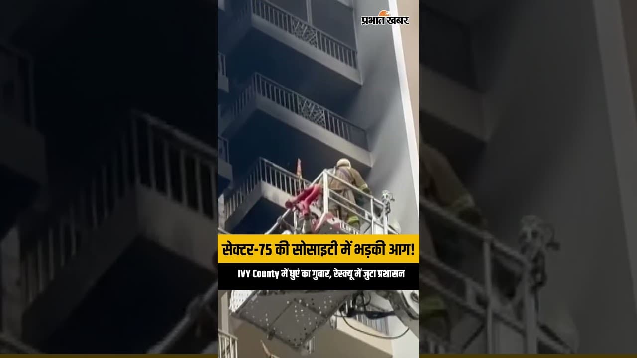 Noida में बड़ा हादसा टला या बढ़ा खतरा? IVY County सोसाइटी में आग लगने से मचा हड़कंप