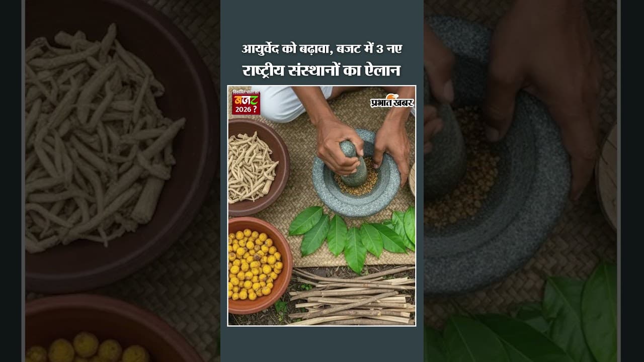 Health Budget 2026 : 3 नए आयुर्वेद संस्थान, आयुष सेक्टर को बढ़ावा