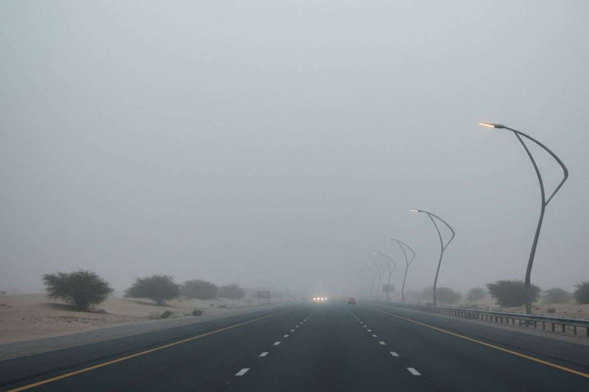 Watch Video: अबू धाबी की सड़कों पर घना कोहरा, NCM ने जारी किया वेदर अलर्ट, देखें वीडियो