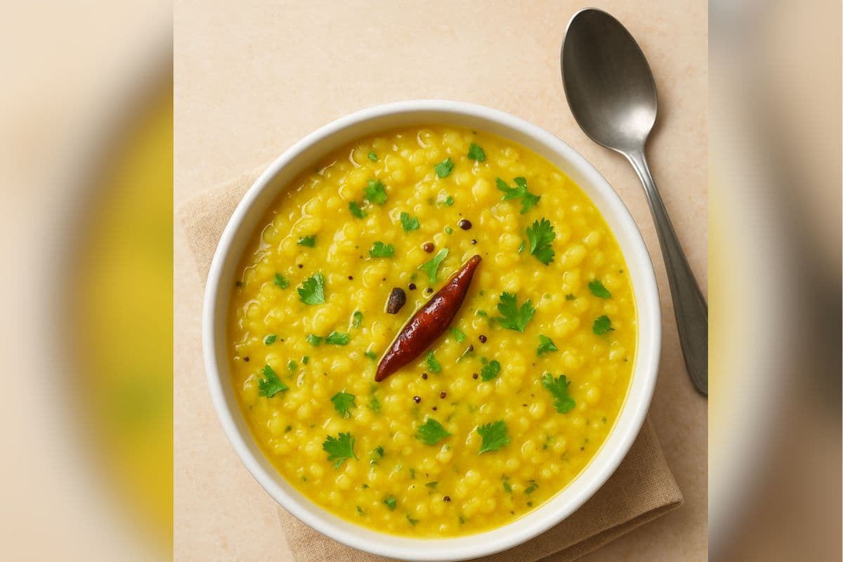 Daliya Khichdi Recipe: दही और पापड़ के साथ परफेक्ट हेल्दी ऑप्शन, ऐसे बनाएं स्वादिष्ट दलिया खिचड़ी