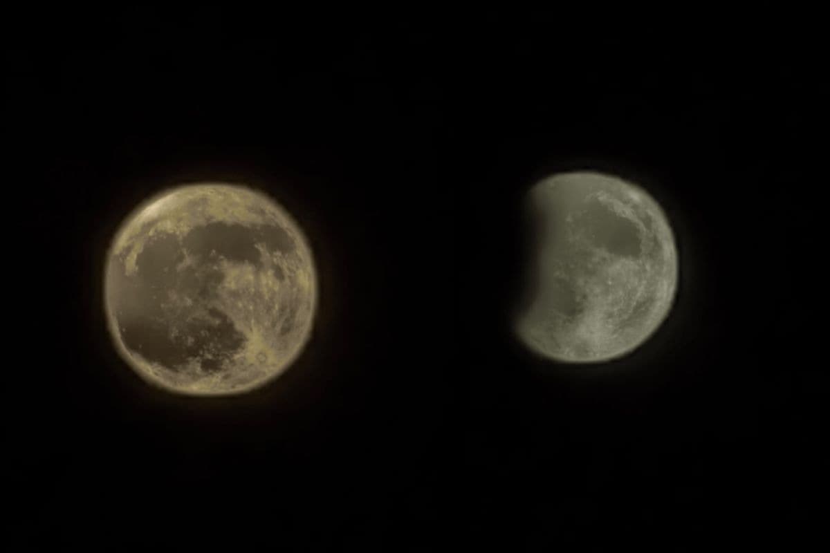 Chandra Grahan PHOTOS: देखिए रांची में कैसा दिखा चंद्र ग्रहण, बेहद अद्भुत था नजारा