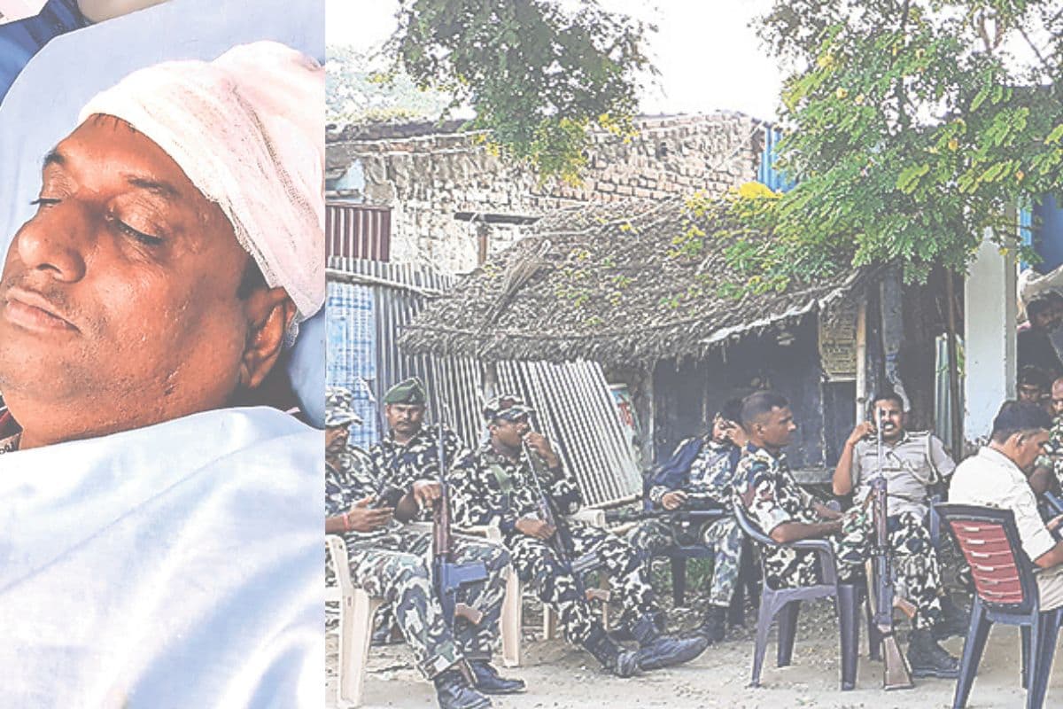 बिहार में पुलिस के सिर पर डंडा तो हाथ पर तलवार से हमला, 40 रुपए के विवाद से बवाल पर छावनी में बदला गांव