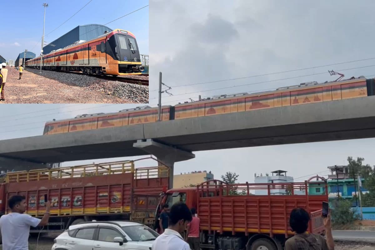 Video: पटना में जब मेट्रो चली, सड़क पर चल रहे लोग मोबाइल में बनाने लगे वीडियो