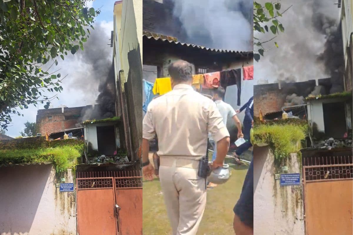 Ranchi News: कार्तिक उरांव चौक के पास क्वार्टर में लगी आग, धुआं-धुआं हुआ आसमान