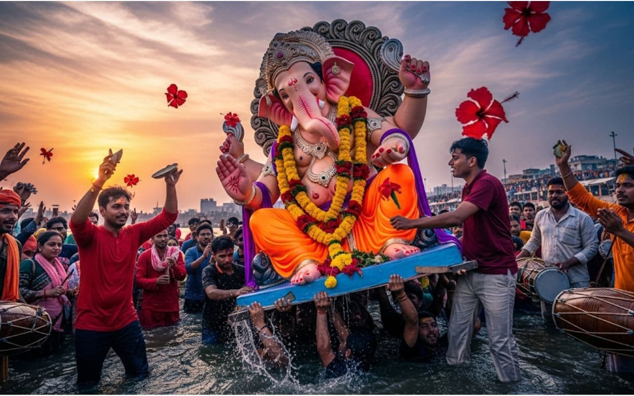 Ganesh Visarjan 2025 Muhurat: आज अनंत चतुर्दशी पर इस समय करें गणपति बप्पा को विदा