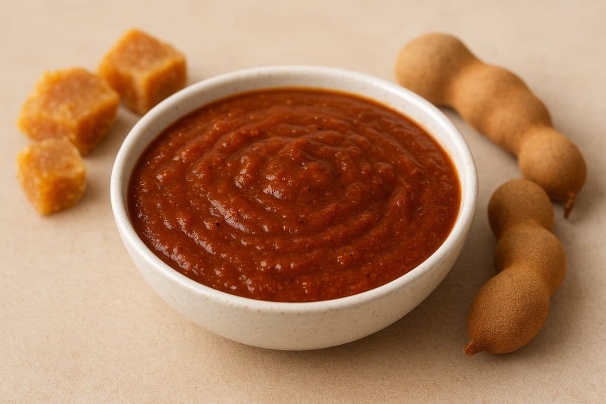 Chutney Recipes For Pakora: Gud Imli Chutney