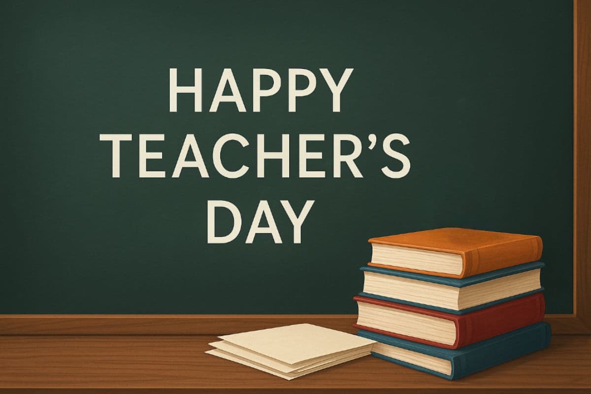Happy Teachers Day 2025 Wishes, Images, Status: इस टीचर्स दे अपने पसंदीदा शिक्षक का जताएं आभार, भेजें ये खास शुभकामना संदेश