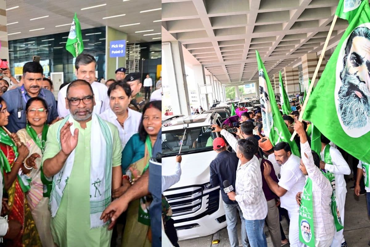 Voter Adhikar Yatra: पटना पहुंचे सीएम हेमंत सोरेन, एयरपोर्ट पर हुआ जोरदार स्वागत, देखिए PHOTOS