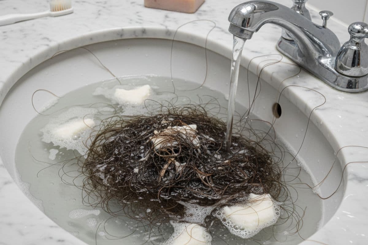 How To Clean Choked Sink