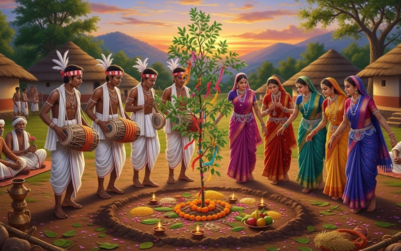 Karma Parv 2025: झलकी जनजातीय संस्कृति, बनहौरा मैदान में उमड़ा जनसैलाब