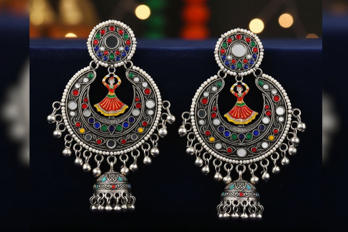 Latest Garba Earring Designs