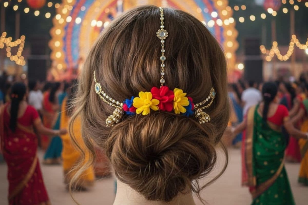 Latest Garba Hairstyle 2025