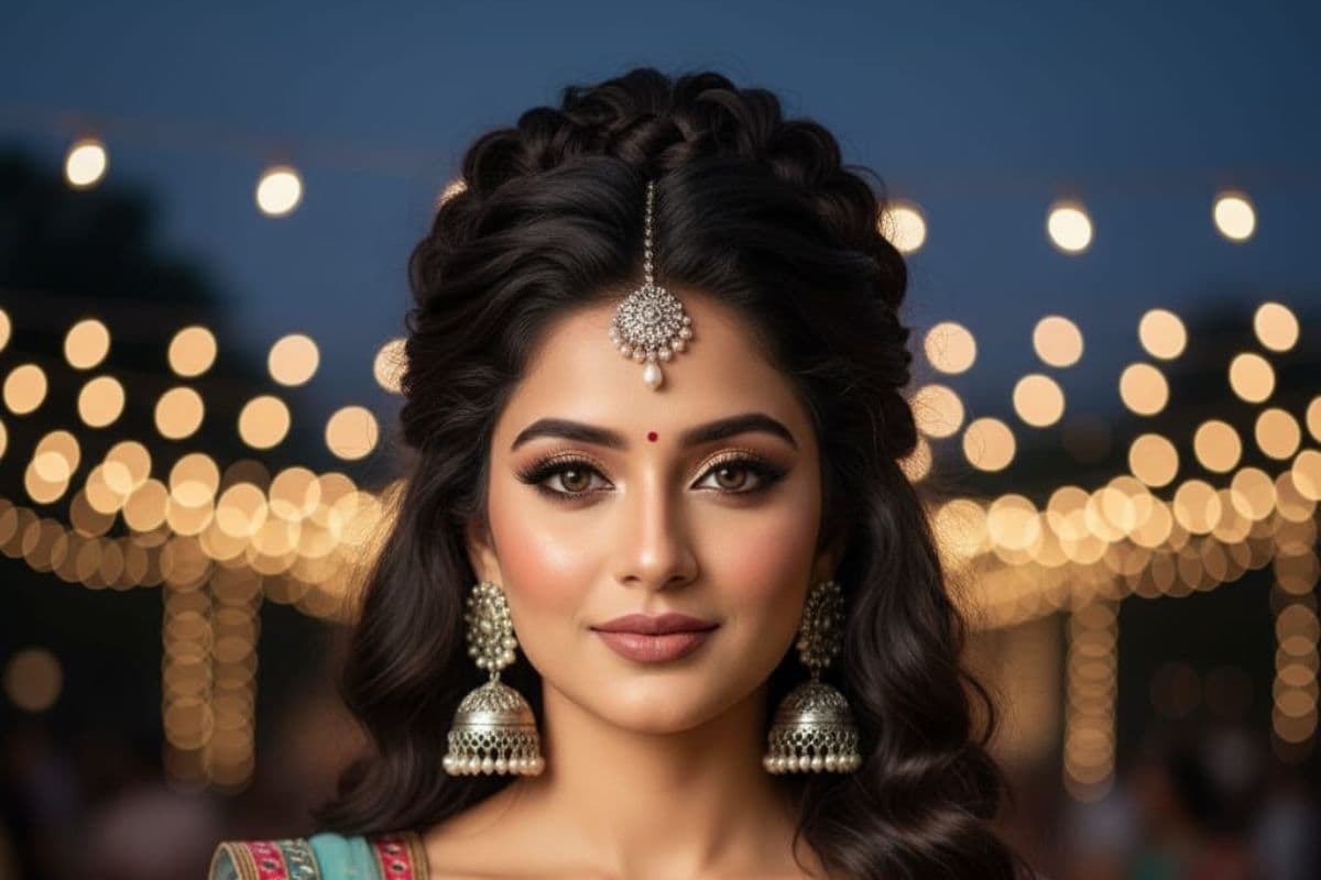 Latest Garba Hairstyle 2025