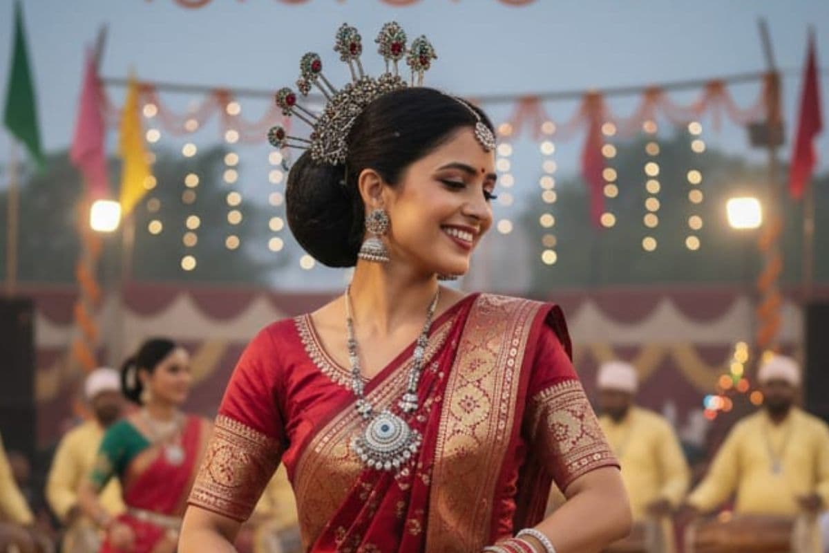 Latest Garba Hairstyle 2025