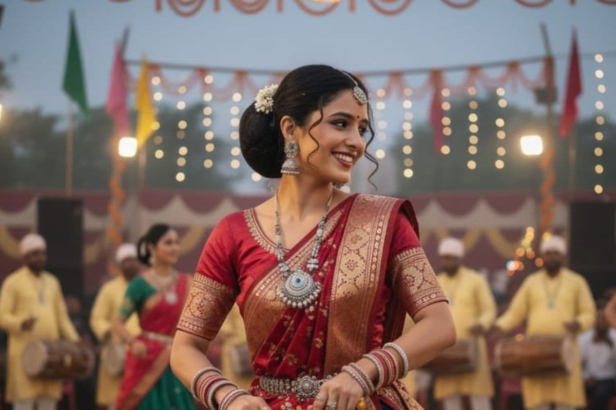 Latest Garba Hairstyle 2025