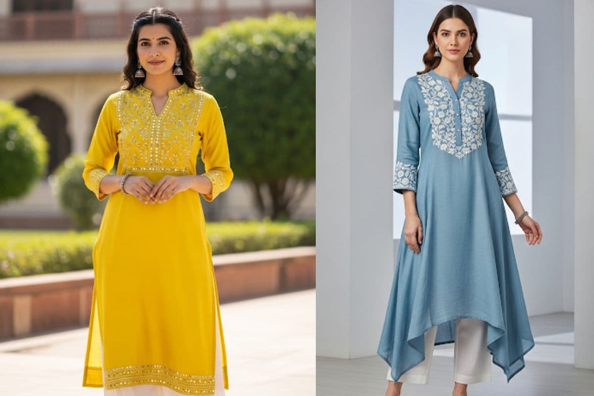 Simple Kurti Designs (AI IMAGE)