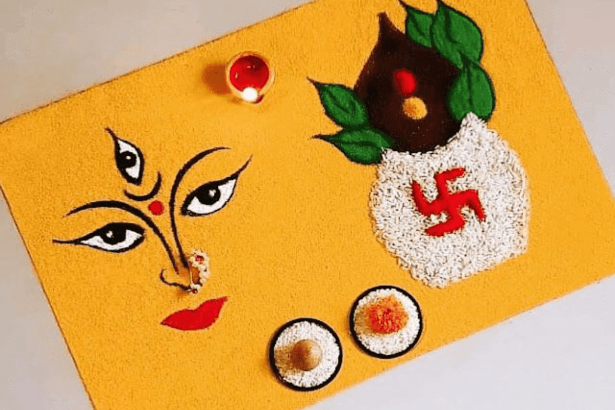 Navratri Rangoli Designs