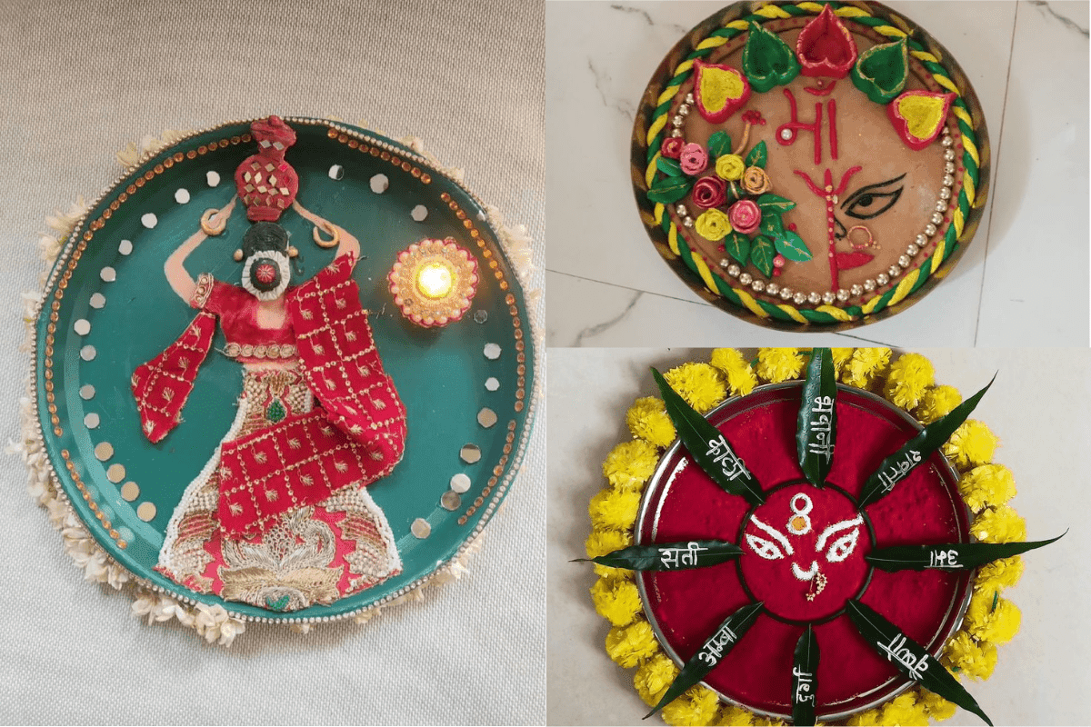 Navratri Thali Decoration and Ideas: नवरात्रि थाली सजाने के लिए अपनाएं ये आसान और क्रिएटिव आइडियाज, माता रानी होंगी प्रसन्न