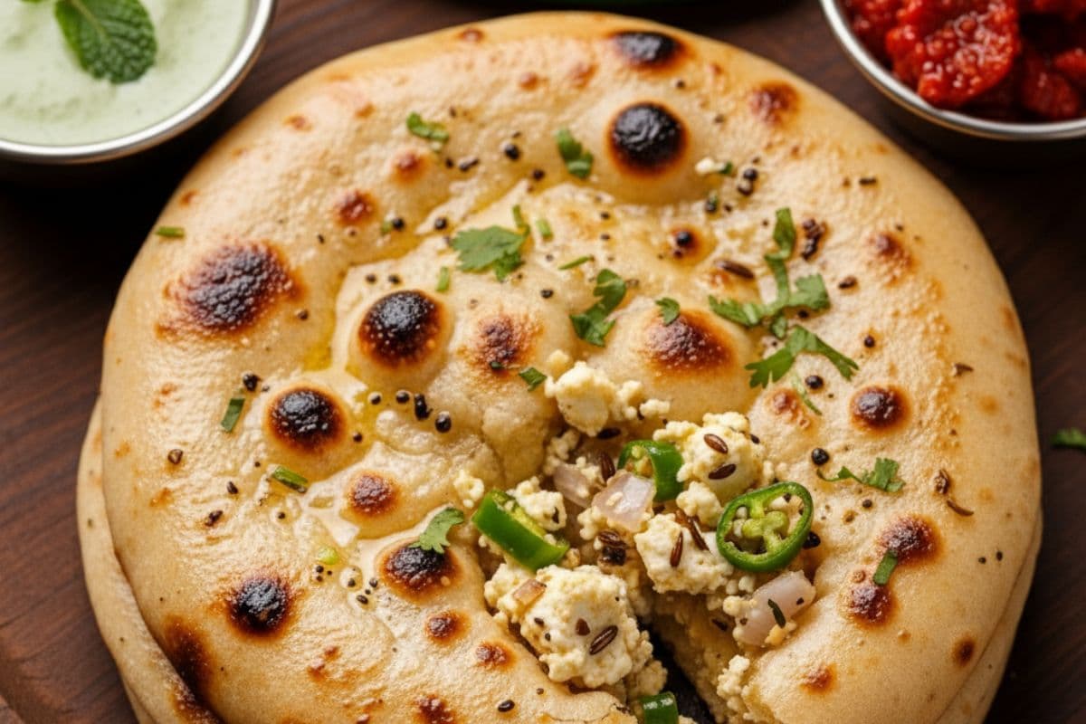 Paneer Stuffed Kulcha: घर पर बनाएं मेहमानों के लिए रेस्टोरेंट जैसा पनीर स्टफ्ड कुलचा, फॉलो करें रेसिपी