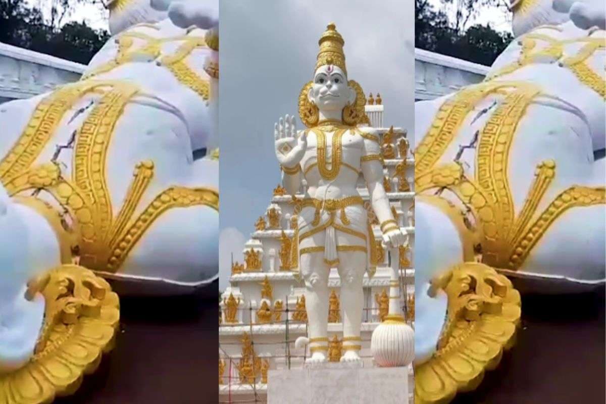 Viral Video: रांची रेलवे स्टेशन पंडाल में बनी 40 फीट ऊंची हनुमान जी की प्रतिमा गिरने का दावा, जानिए क्या है सच्चाई