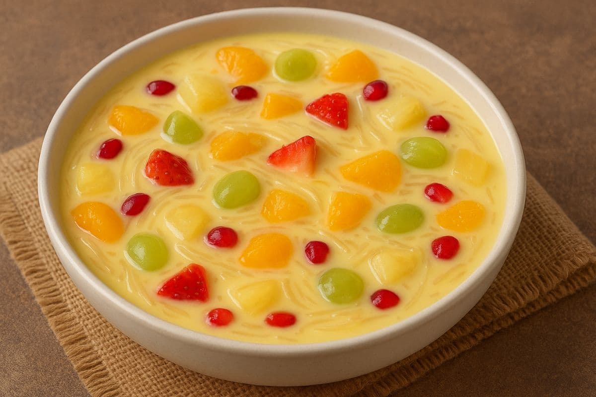Sewai Fruit Custard Recipe: घर आए मेहमानों के लिए आसान और टेस्टी सेवई फ्रूट कस्टर्ड रेसिपी