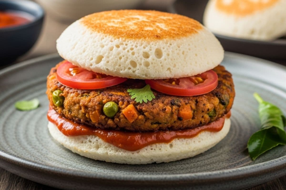 Viral street Foods Of Mumbai, Idli Burger