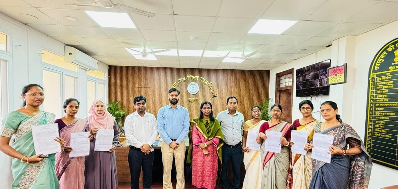 सहायक आचार्य के 22 अभ्यर्थियों को दिया गया नियुक्ति-पत्र