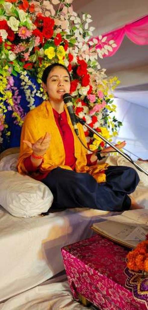 श्रीमद्भागवत कथा के छठे दिन भक्ति रस में सराबोर रहे श्रोता