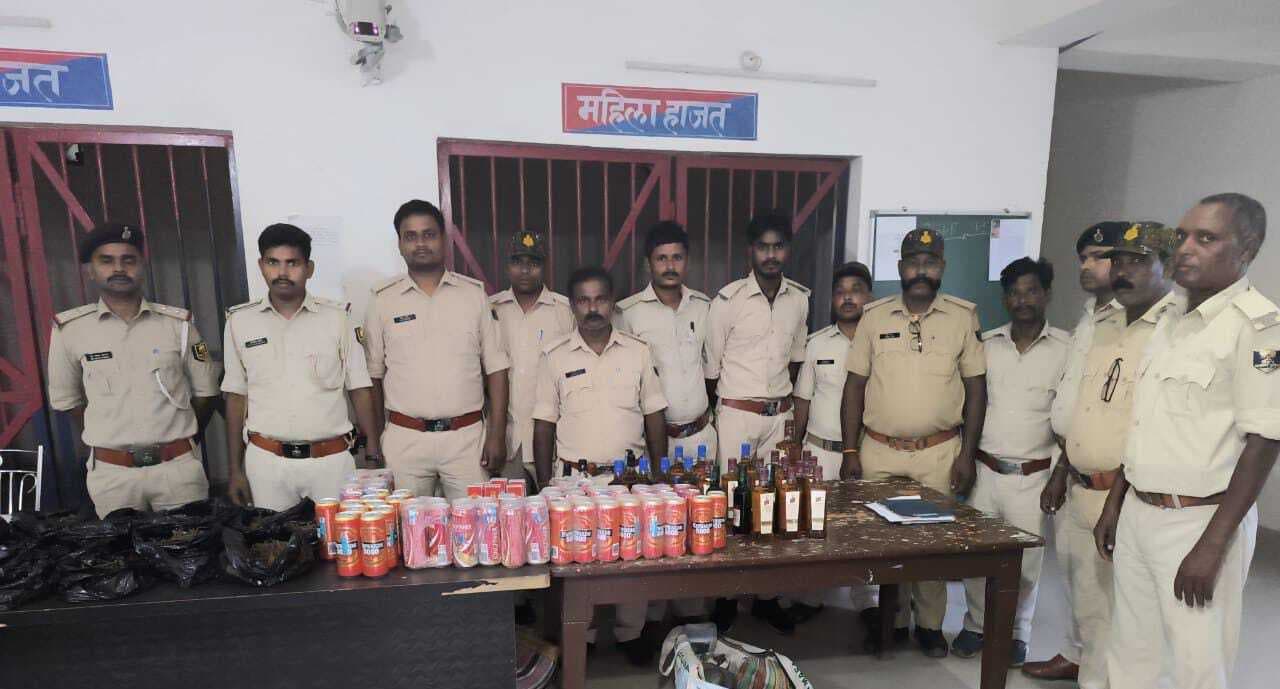 530ग्राम मादक पदार्थ व 40.48 लीटर विदेशी शराब बरामद