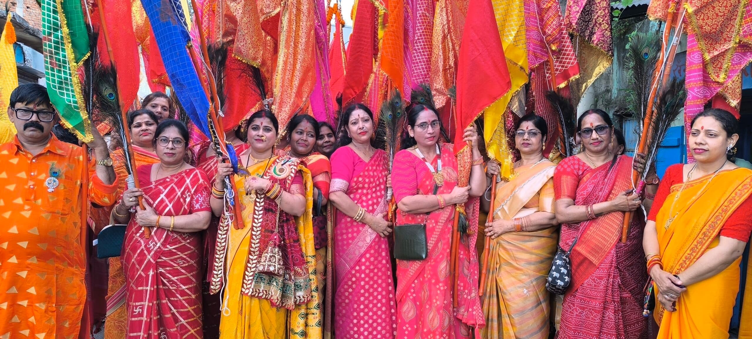 Giridih News: श्री श्याम प्रभु खाटू वाले की निकाली गयी निसान यात्रा