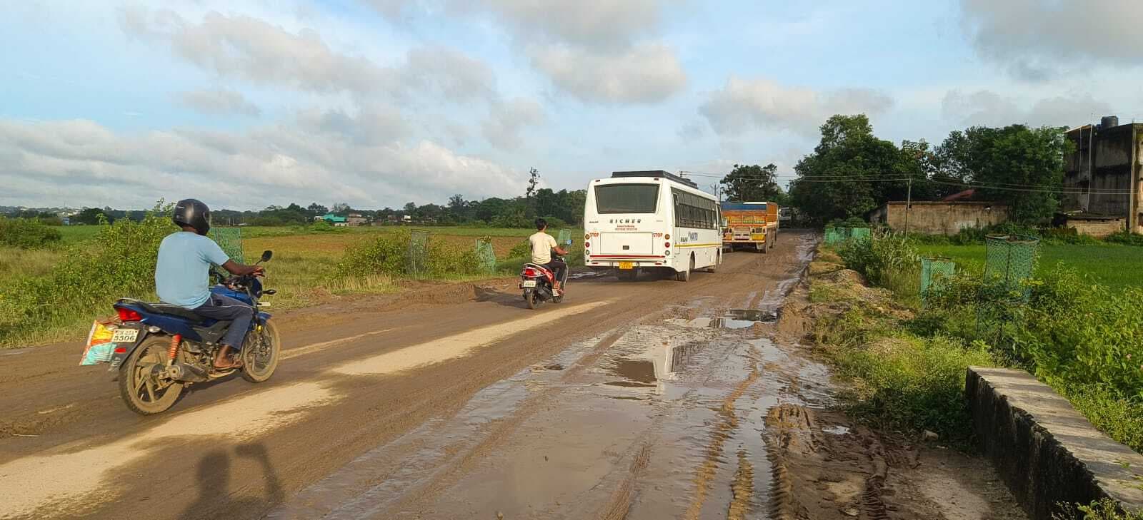 कुंजला-जुरदाग वैकल्पिक मार्ग की स्थिति खराब
