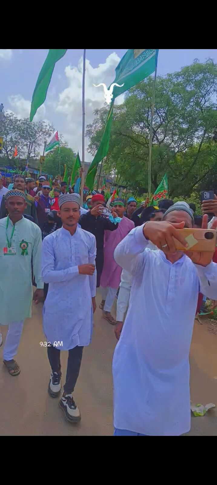 सोनारायठाढ़ी : ईद-ए-मिलाद-उन-नबी पर निकाला गया भव्य जुलूस