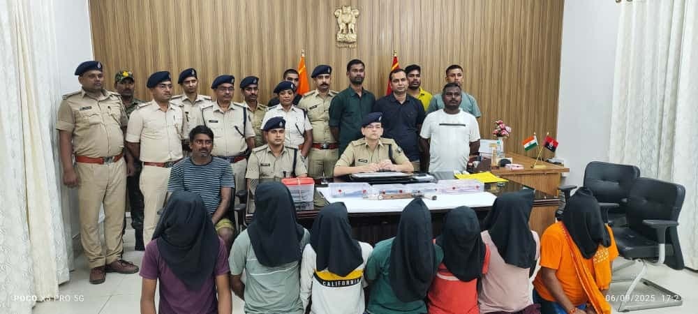 Bhagalpur news व्यवसायी पुत्र के अपहरण की साजिश को पुलिस ने किया नाकाम, पांच अपराधियों को दबोचा