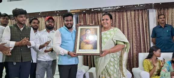 महागामा में अभाविप के सैकड़ों पूर्व कार्यकर्ता कांग्रेस में शामिल