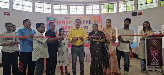 दुर्गा पूजा पर डांडिया नाइट की तैयारियां शुरू, वर्कशॉप का हुआ उद्घाटन