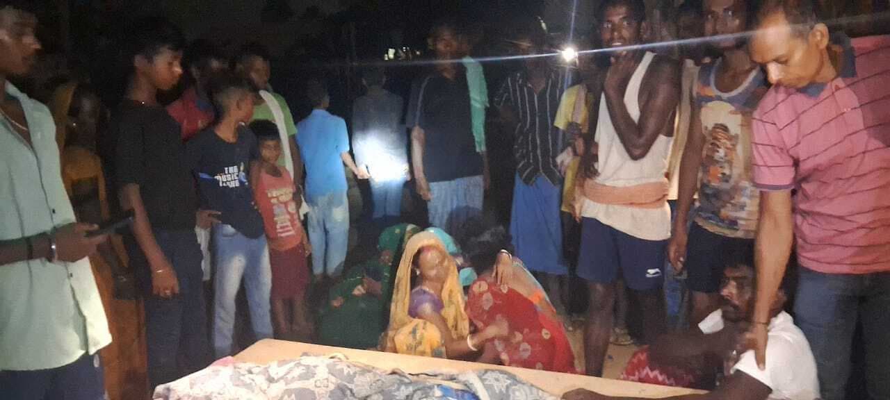 Bhagalpur news ट्रक की चपेट में आने से किसान की मौत, एनएच-80 जाम