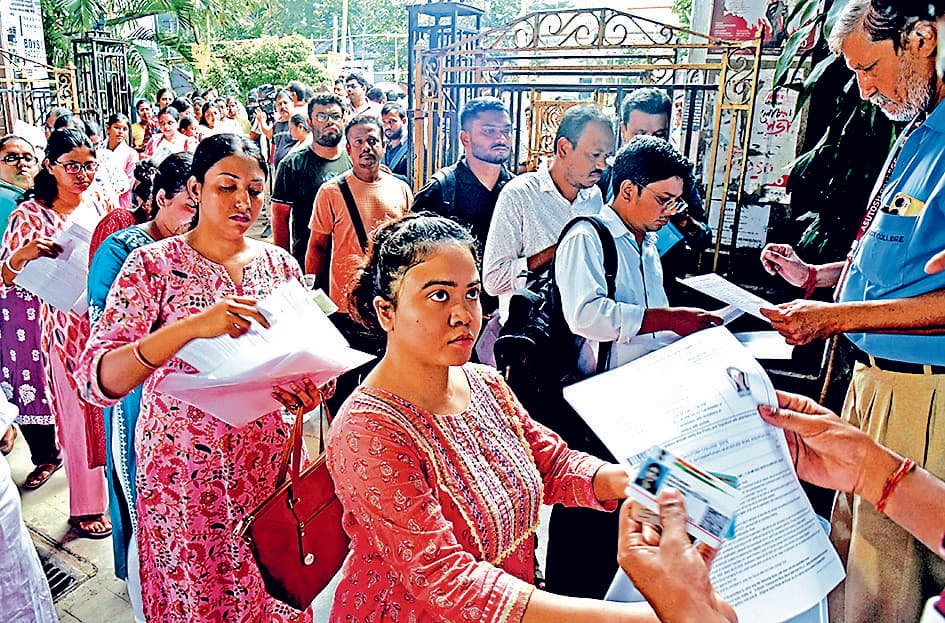 नौवीं और 10���ीं कक्षा के लिए एसएससी परीक्षा में बैठे 91% से अधिक अभ्यर्थी