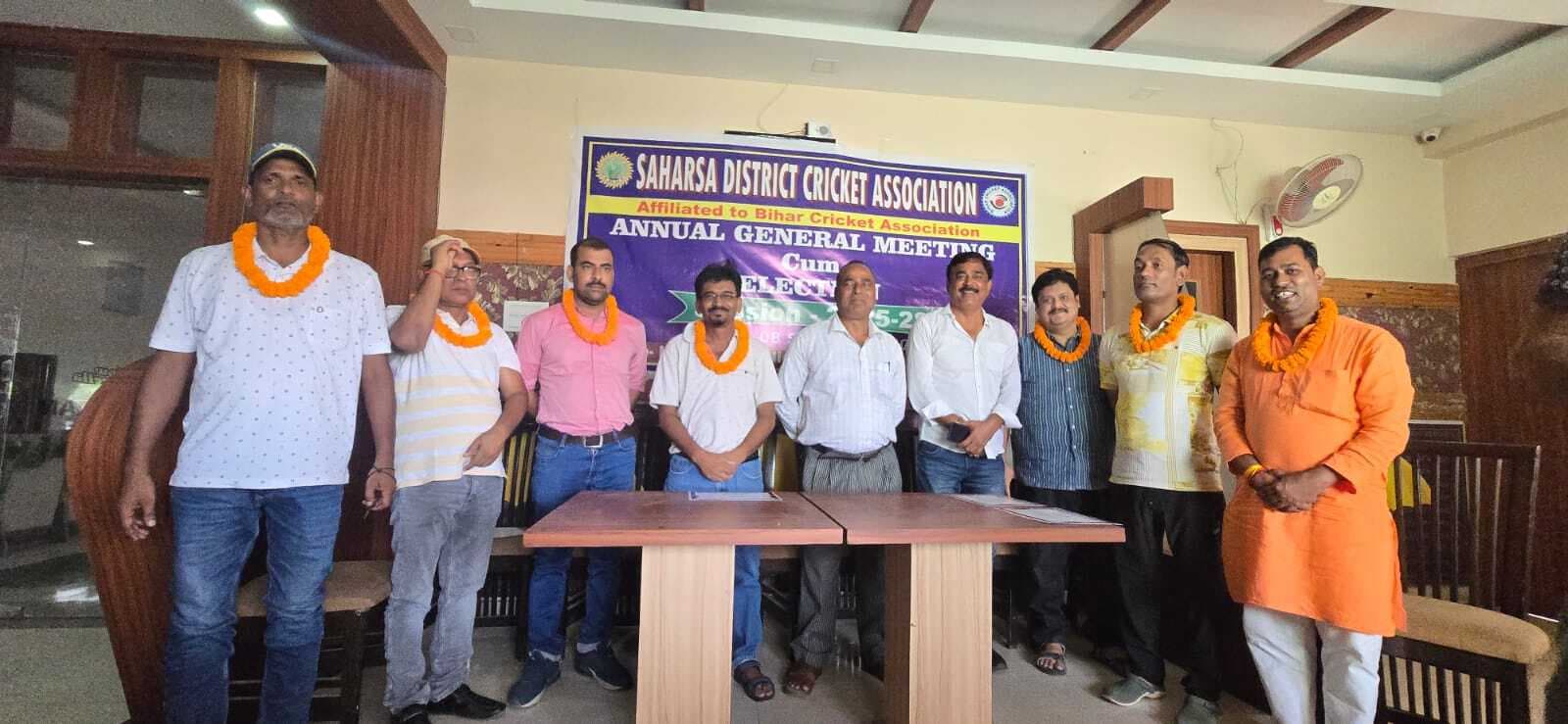 जिला क्रिकेट संघ के सुरेंद्र कुमार अध्यक्ष व विश्वजीत बनर्जी बने सचिव