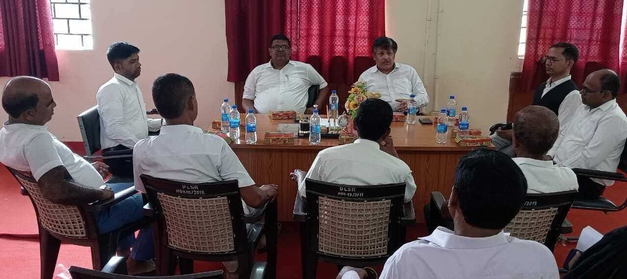 लोक अदालत की सफलता को लेकर हुई बैठक