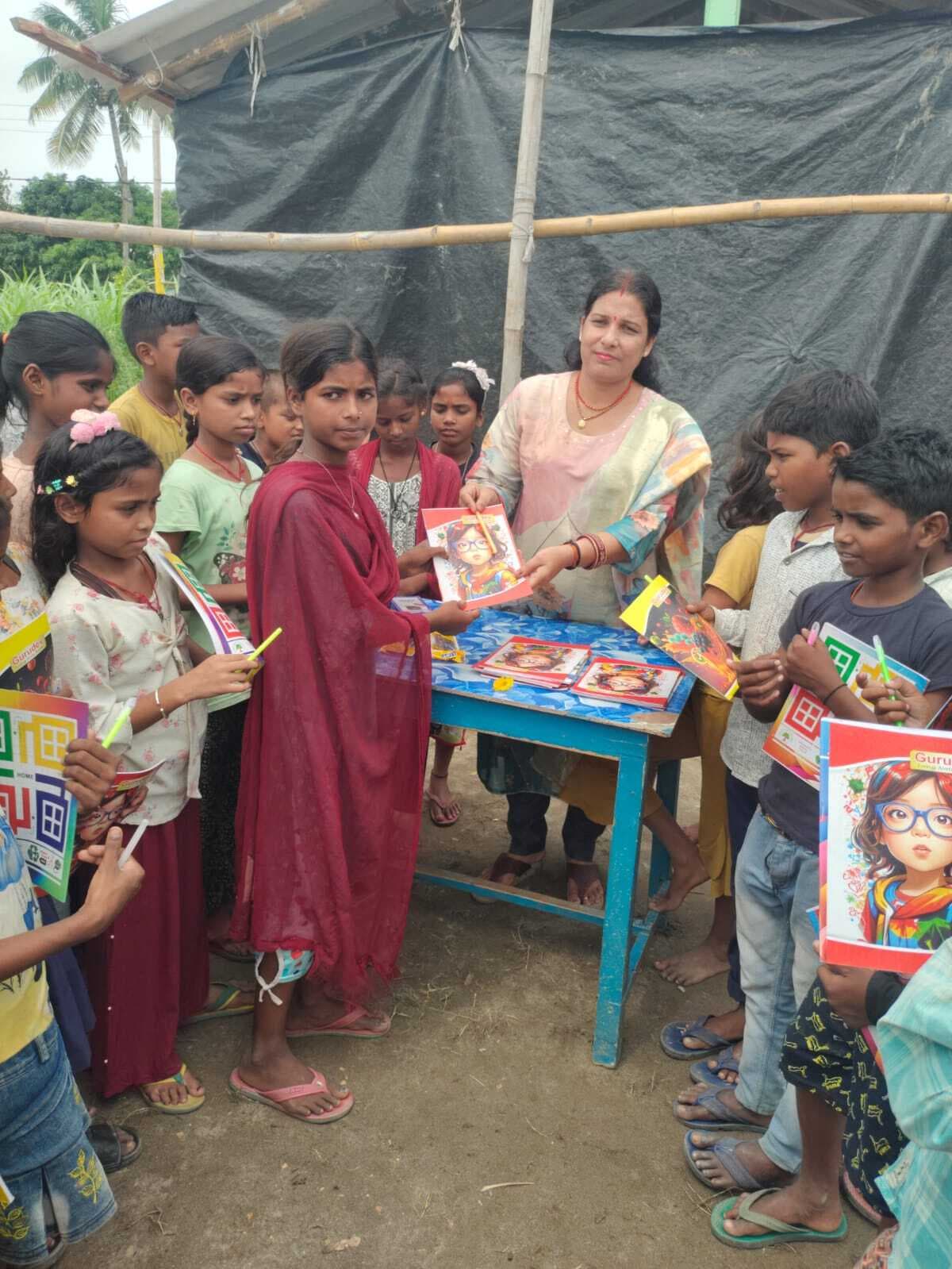 एससी समुदाय के बच्चों को शिक्षा के लिए किया प्रेरित