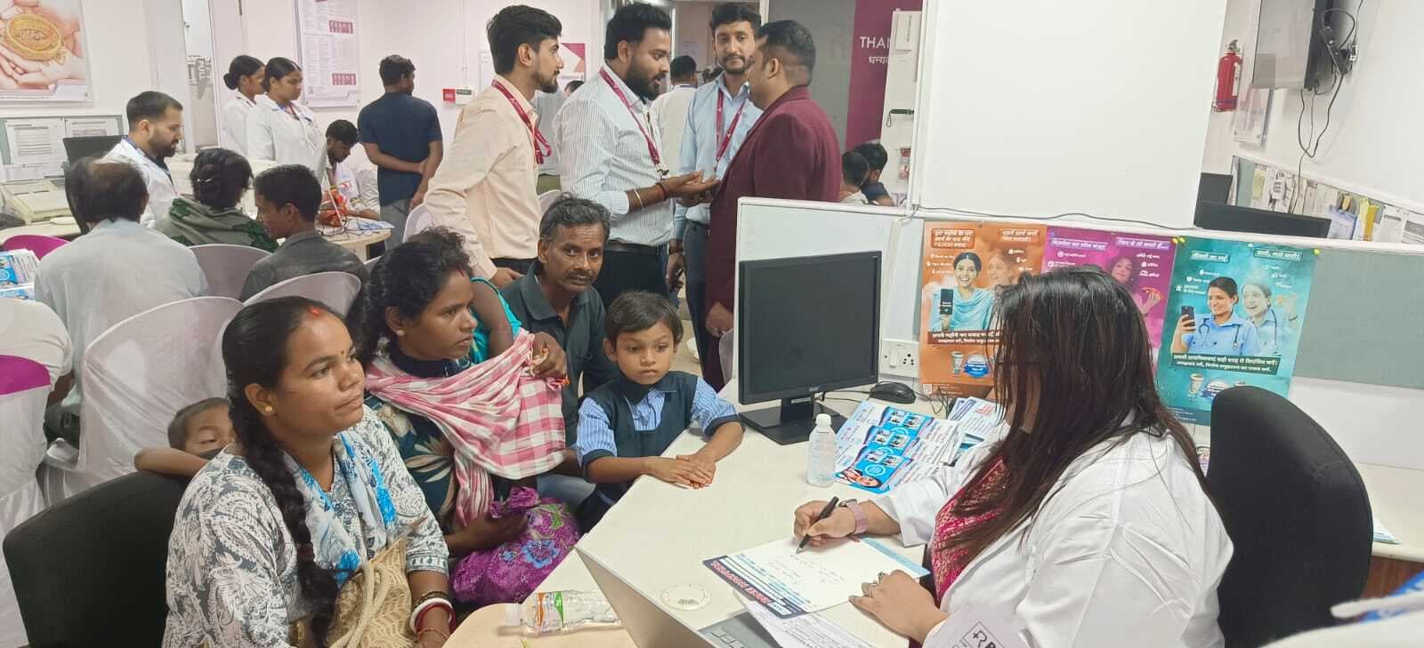 स्वास्थ्य शिविर में 200 मरीजों की निःशुल्क जांच