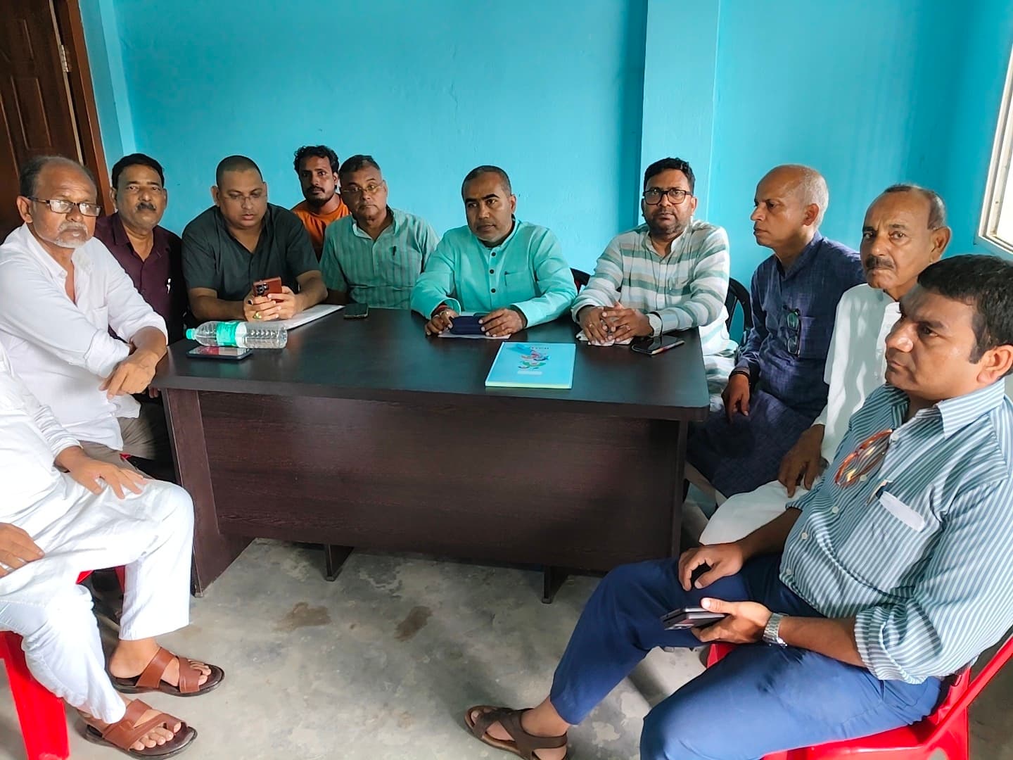 जदयू के राष्ट्रीय कार्यकारी अध्यक्ष संजय झा आज किशनगंज में