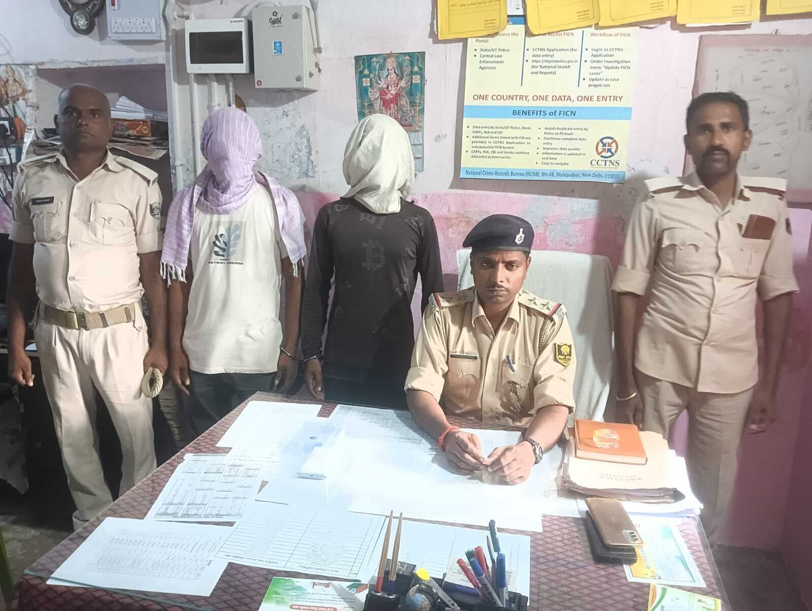 गोलीकांड का खुलासा : दो अपराधी गिरफ्तार, अन्य की तलाश जारी