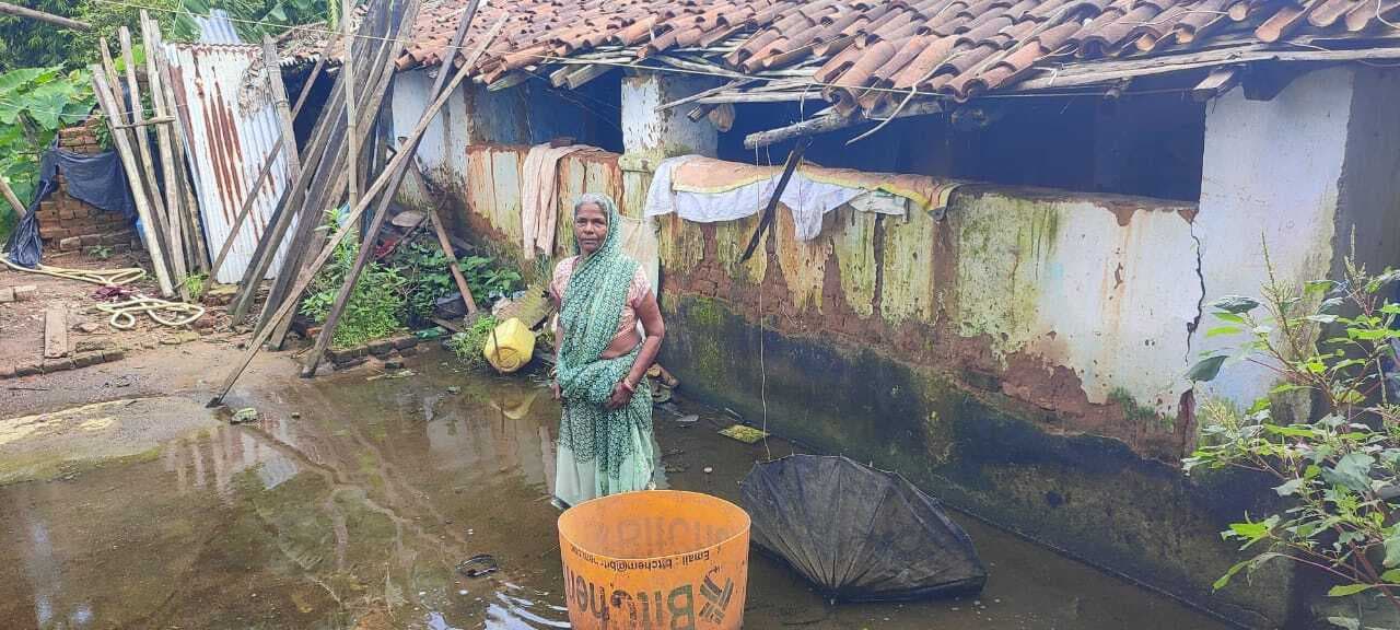 जल जमाव से हो रही परेशानी